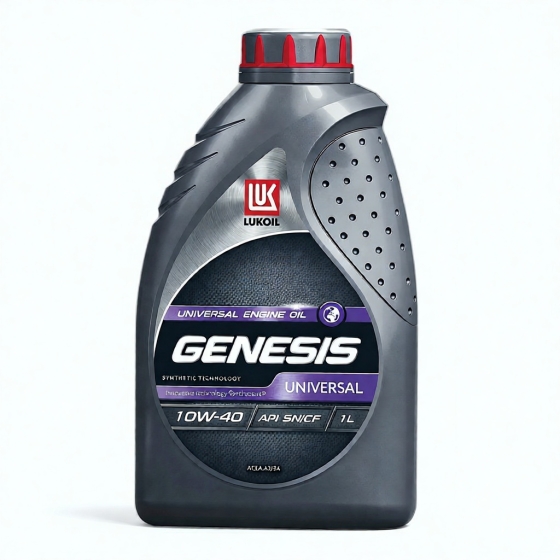 Моторное масло Лукойл GENESIS Universal, 10W-40, 1 л, полусинтетика