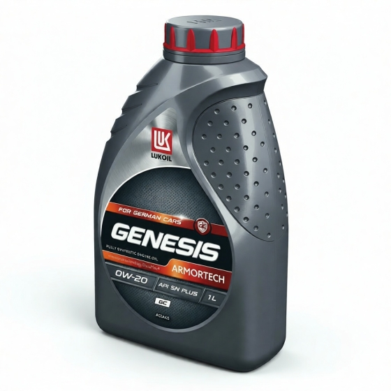 Моторное масло Лукойл GENESIS ARMORTECH GC, 0W-20, 4 л, синтетика