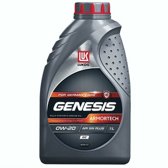 Моторное масло Лукойл GENESIS ARMORTECH GC, 0W-20, 4 л, синтетика