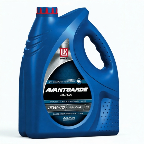 Грузовое масло Лукойл Авангард Ультра 15W-40 CI-4/SL, 50 л минеральное