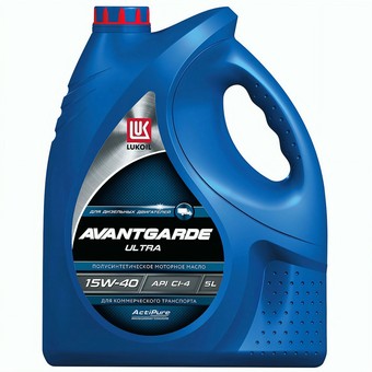 Грузовое масло Лукойл Авангард Ультра 15W-40 CI-4/SL, 50 л минеральное