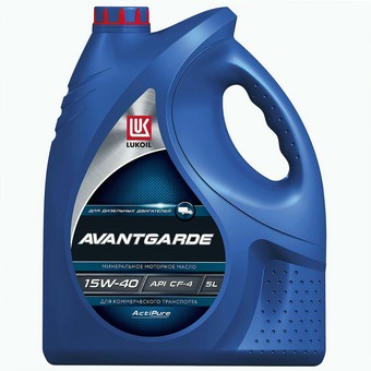 Грузовое масло Лукойл Авангард 15W-40 CF-4/SG, 49 л минеральное