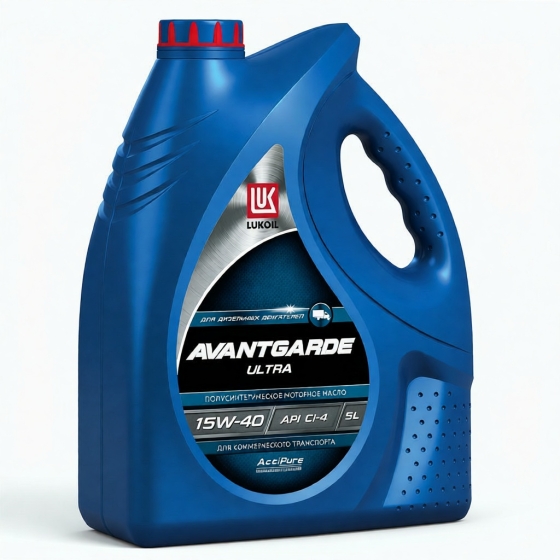 Грузовое масло Лукойл Авангард Ультра 15W-40 CI-4/SL, 20 л минеральное