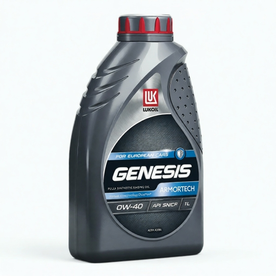 Моторное масло Лукойл GENESIS ARMORTECH, 0W-40, 1 л, синтетика
