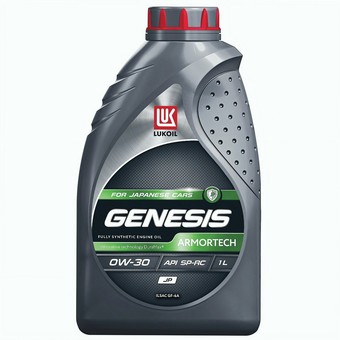 Моторное масло Лукойл GENESIS ARMORTECH JP, 0W-30, 1 л, синтетика
