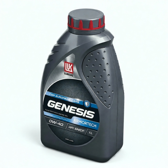 Моторное масло Лукойл GENESIS ARMORTECH, 0W-40, 4 л, синтетика