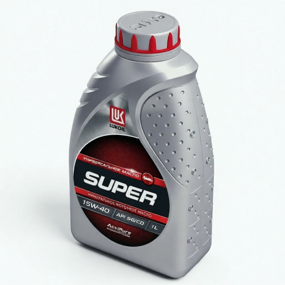 Моторное масло Лукойл Супер SG/CD, 15W-40, 18 л, минеральное