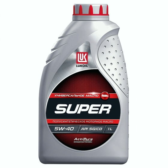 Моторное масло Лукойл Супер SG/CD, 5W-40, 50 л, полусинтетика