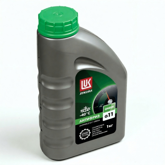 Автожидкость Лукойл Антифриз G-11 GREEN, 10 кг