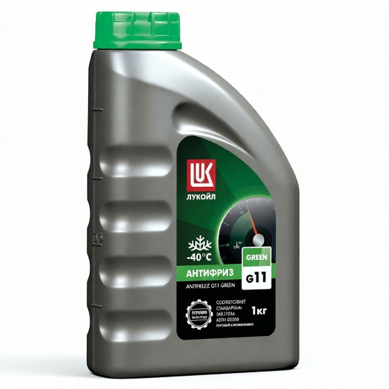 Автожидкость Лукойл Антифриз G-11 GREEN, 10 кг