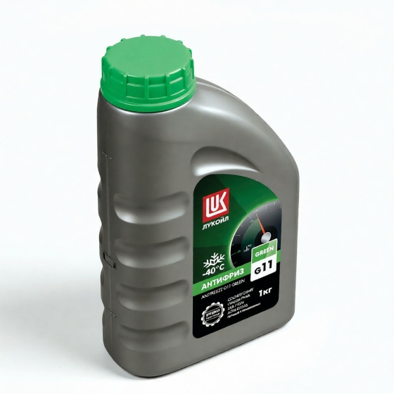 Автожидкость Лукойл Антифриз G-11 GREEN, 60 кг