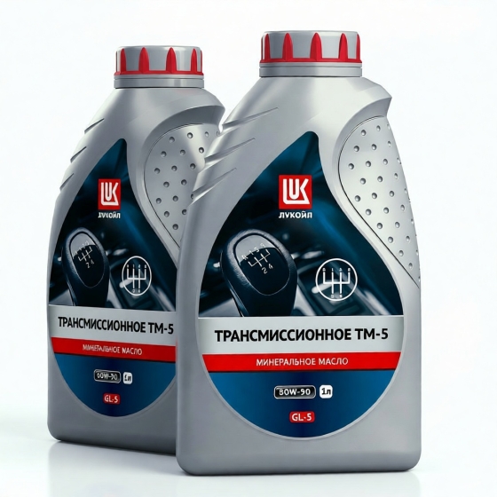 Трансмиссионное масло Лукойл ТМ5 GL-5, 80W-90, 50 л, минеральное