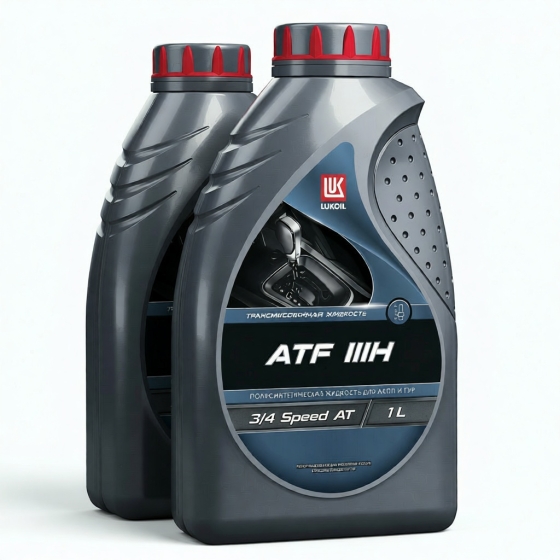 Трансмиссионное масло Лукойл ATF IIIH, 4 л, минеральное