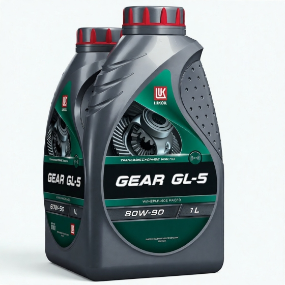 Трансмиссионное масло Лукойл GEAR GL-5, 85W-140, 20 л, минеральное
