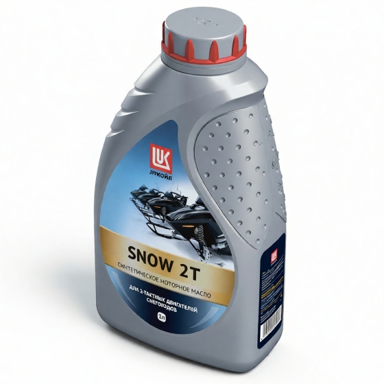 Моторное масло Лукойл SNOW 2T, VI 146, 1 л, минеральное