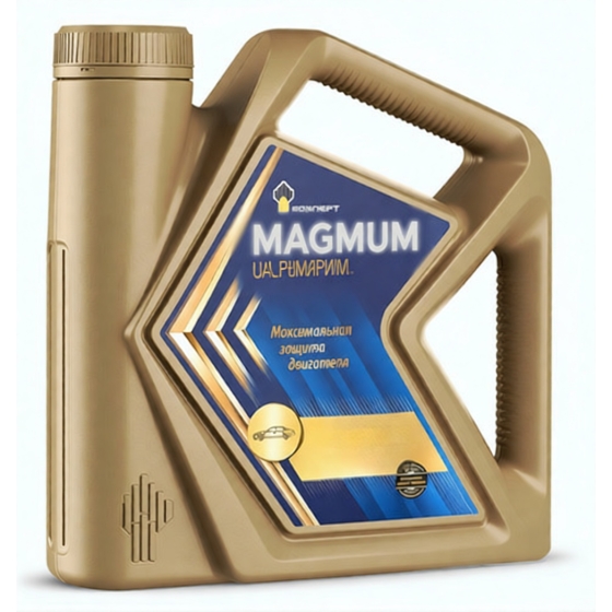 Моторное масло Роснефть Magnum Coldtec, 5W-30, 5 л, синтетика