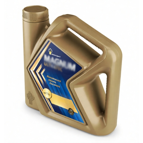 Моторное масло Роснефть Magnum Coldtec, 5W-30, 4 л, синтетика