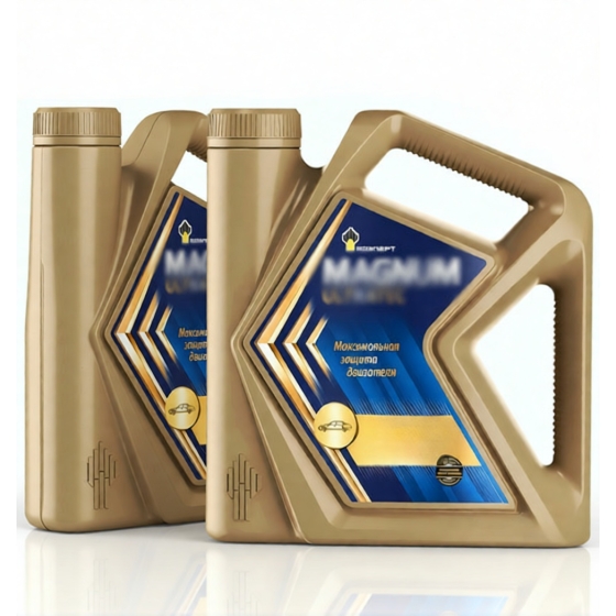 Моторное масло Роснефть Magnum Coldtec, 5W-30, 4 л, синтетика