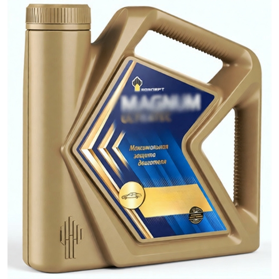 Моторное масло Роснефть Magnum Racing, 5W-40, 5 л, синтетика
