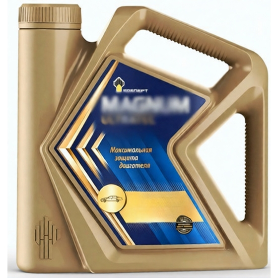 Моторное масло Роснефть Magnum, 10W-40, 4 л, полусинтетическое