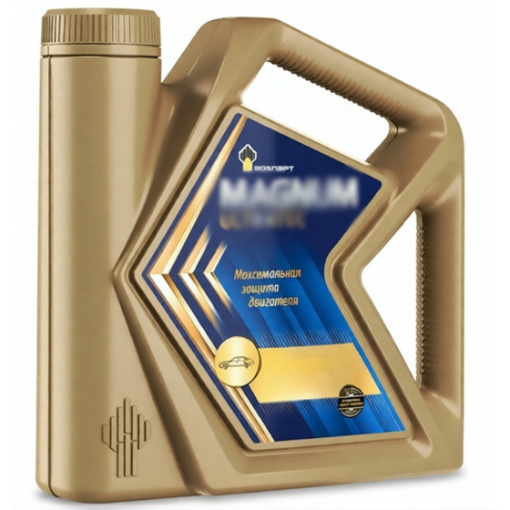 Моторное масло Роснефть Magnum, 5W-40, 4 л, полусинтетика