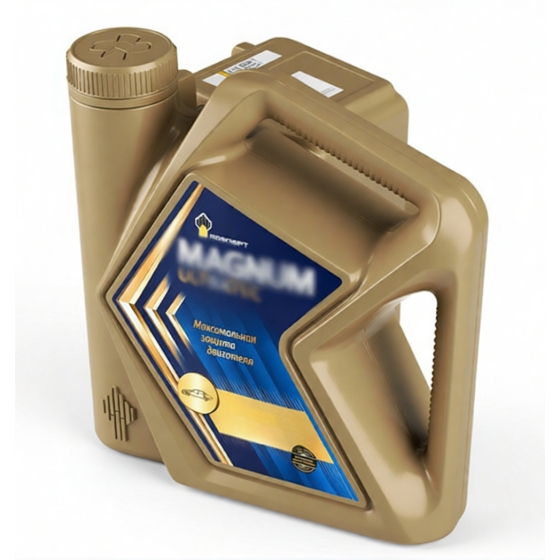 Моторное масло Роснефть Magnum Coldtec, 5W-40, 5 л, синтетика
