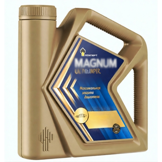 Моторное масло Роснефть Magnum, 10W-40, 5 л, полусинтетическое