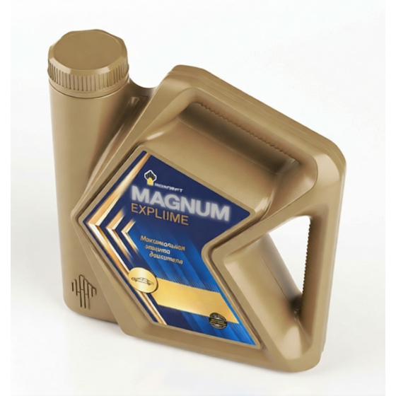 Моторное масло Роснефть Magnum, 10W-40, 4 л, синтетика