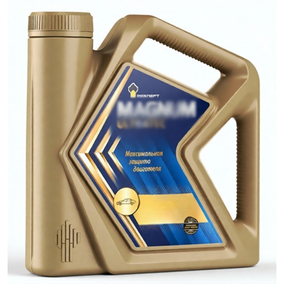 Моторное масло Роснефть Magnum, 10W-40, 4 л, синтетика
