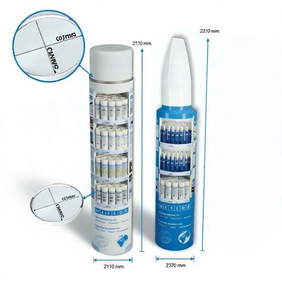 Витрина для демонстрации образцов WEICON Spray