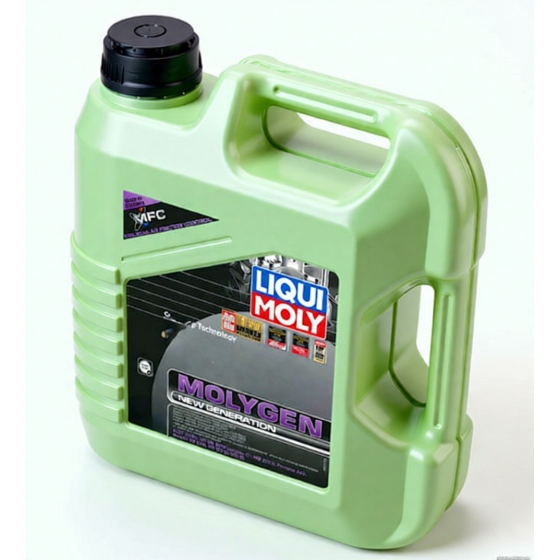 Моторное масло LIQUI MOLY MoS2 Leichtlauf, 10W-40, 4 л, полусинтетика