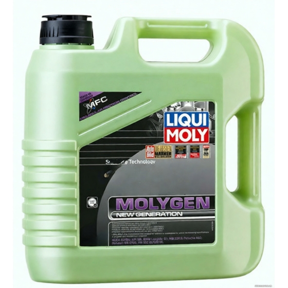 Моторное масло LIQUI MOLY MoS2 Leichtlauf, 10W-40, 4 л, полусинтетика