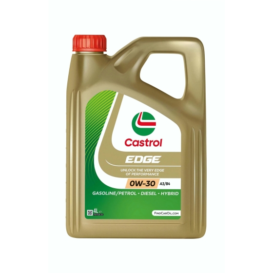 Моторное масло Castrol EDGE 0W-30 A3/B4, 4 л, синтетика