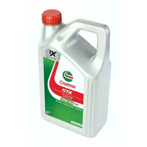 Моторное масло Castrol GTX Ultraclean 10W-40 A3/B4, 4 л, полусинтетика