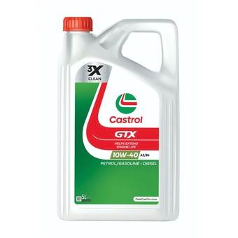 Моторное масло Castrol GTX Ultraclean 10W-40 A3/B4, 4 л, полусинтетика