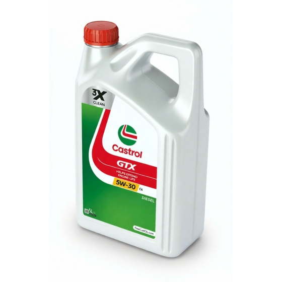 Моторное масло Castrol GTX 5W-40 A3/B4, 4 л, синтетика
