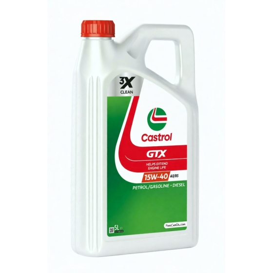 Моторное масло Castrol GTX 15W-40 A3/B3, 4 л, минеральное