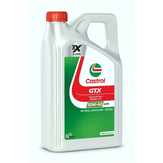 Моторное масло Castrol GTX 10W-40 A3/B4, 1 л, полусинтетика