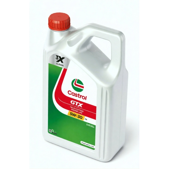 Моторное масло Castrol GTX 5W-30 C4, 4 л, синтетика