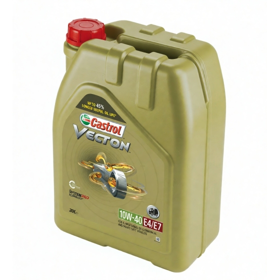 Грузовое масло Castrol Vecton 10W-40 E4/E7, 7 л, полусинтетика