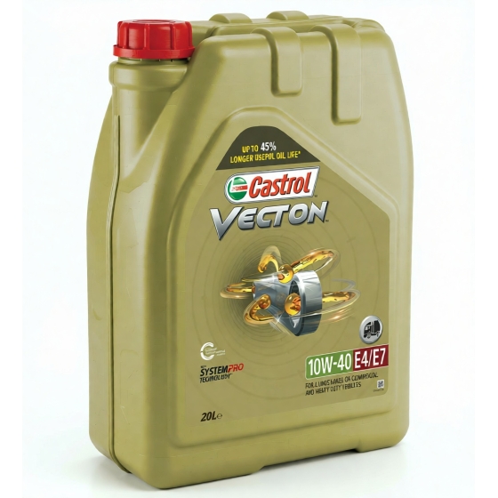 Грузовое масло Castrol Vecton 10W-40 E4/E7, 7 л, полусинтетика