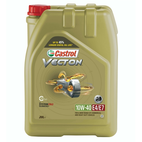 Грузовое масло Castrol Vecton 10W-40 E4/E7, 7 л, полусинтетика