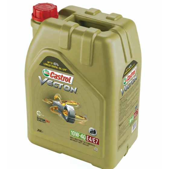 Грузовое масло Castrol Vecton 10W-40 E4/E7, 4 л, полусинтетика