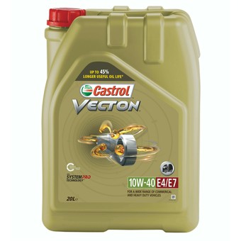 Грузовое масло Castrol Vecton 10W-40 E4/E7, 4 л, полусинтетика