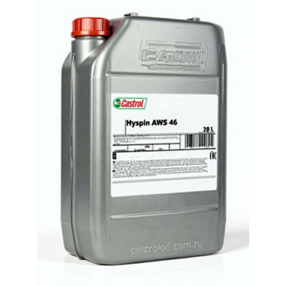 Гидравлическое Castrol Hyspin AWS 46, 15 кг, минеральное
