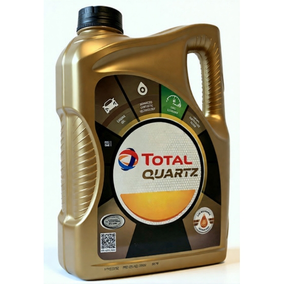 Моторное масло Total Quartz 9000, 5W-40, 4 л, синтетика