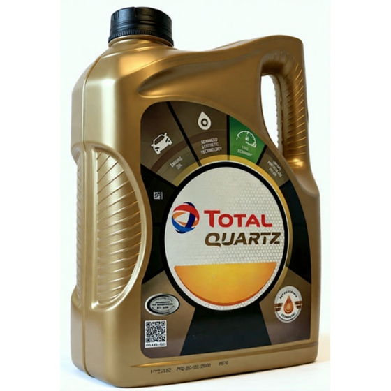 Моторное масло Total Quartz 9000, 5W-40, 5 л, синтетика