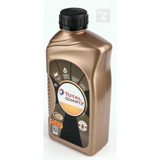 Моторное масло Total Quartz, 10W-40, 1 л, полусинтетика