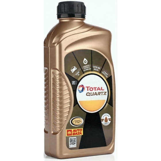 Моторное масло Total Quartz, 10W-40, 1 л, полусинтетика