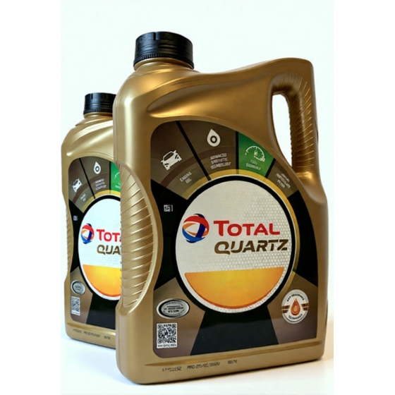 Моторное масло Total Quartz, 10W-40, 4 л, полусинтетика